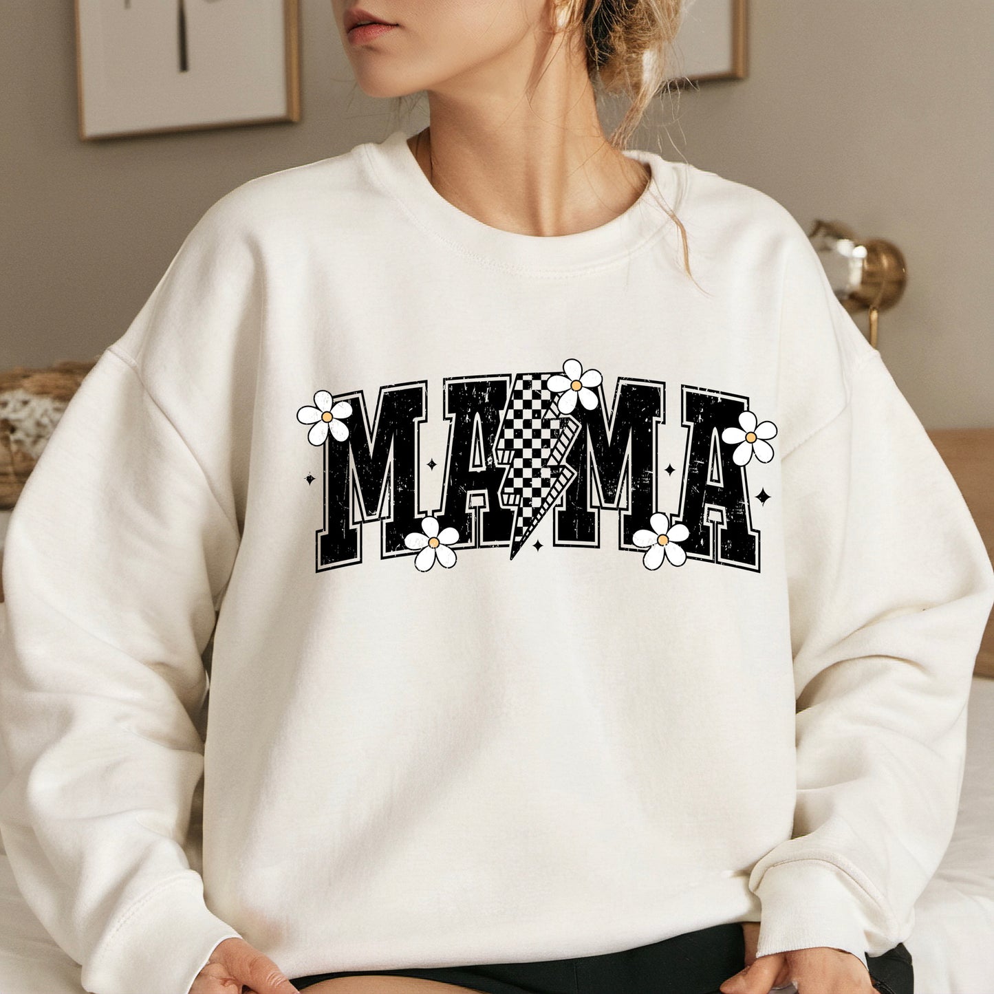Mama Black and White, Sweatshirt