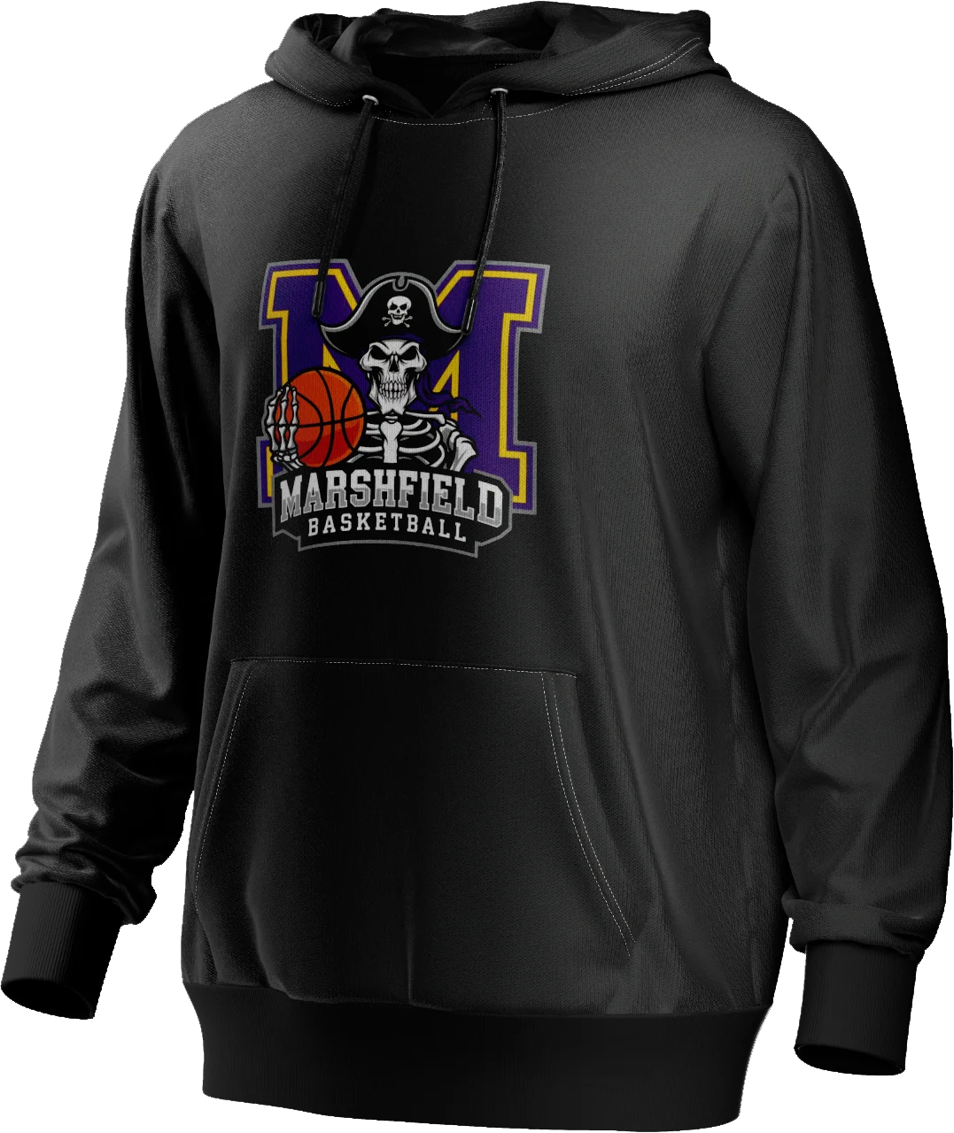 Hoodie MHS Basketball (Black)